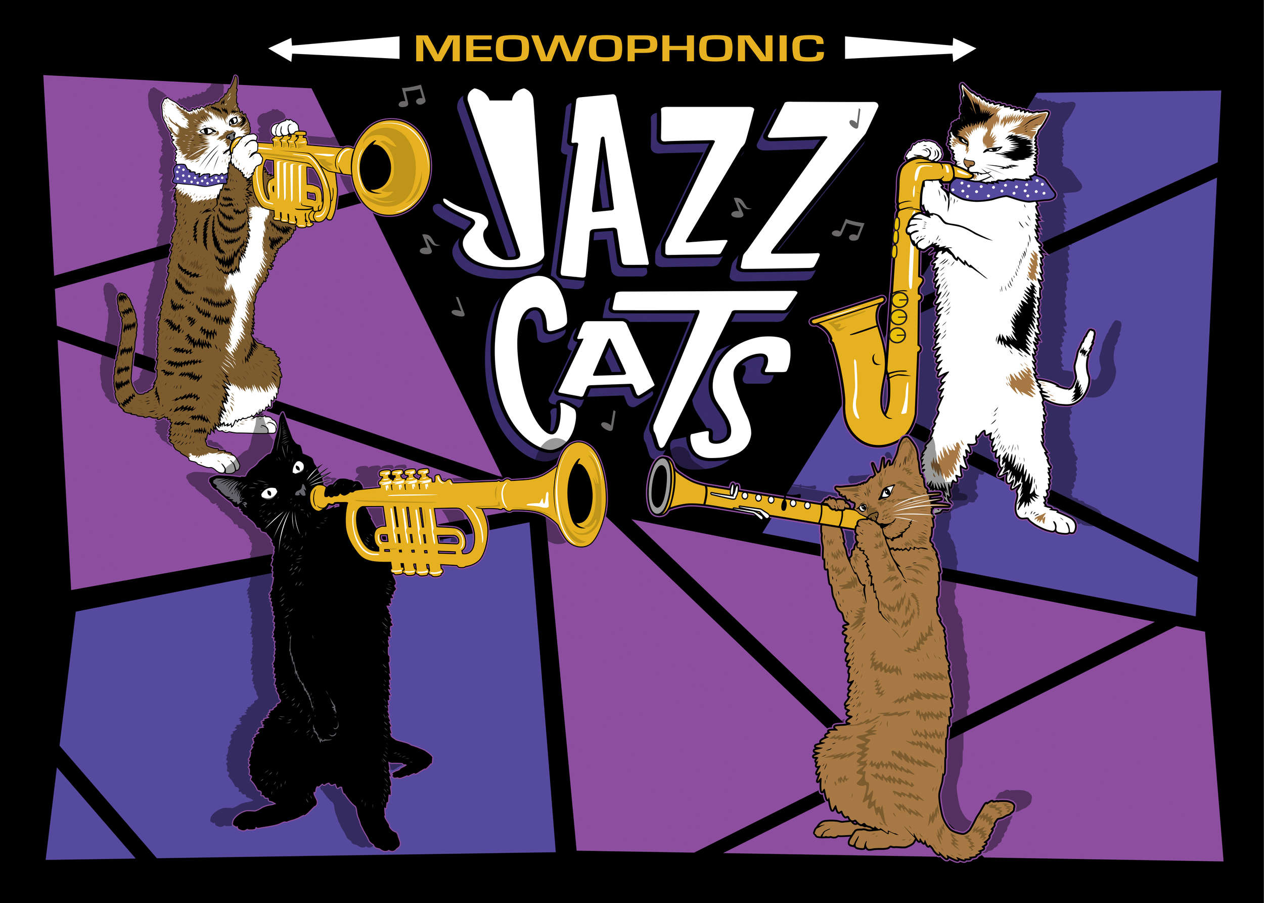 The Rock Cats Band Button/Magnet — Rock Cats Rescue Inc